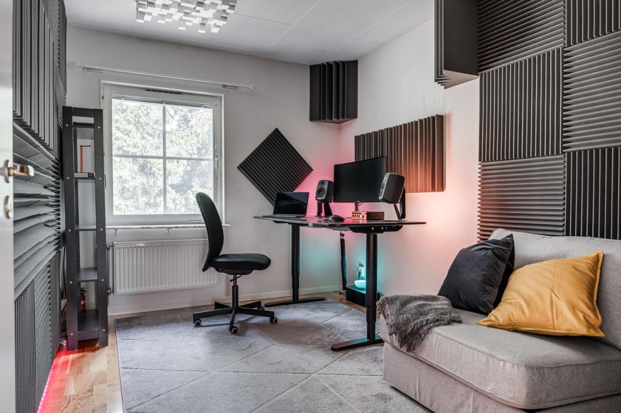 Professional recording studio room at Uppsala House